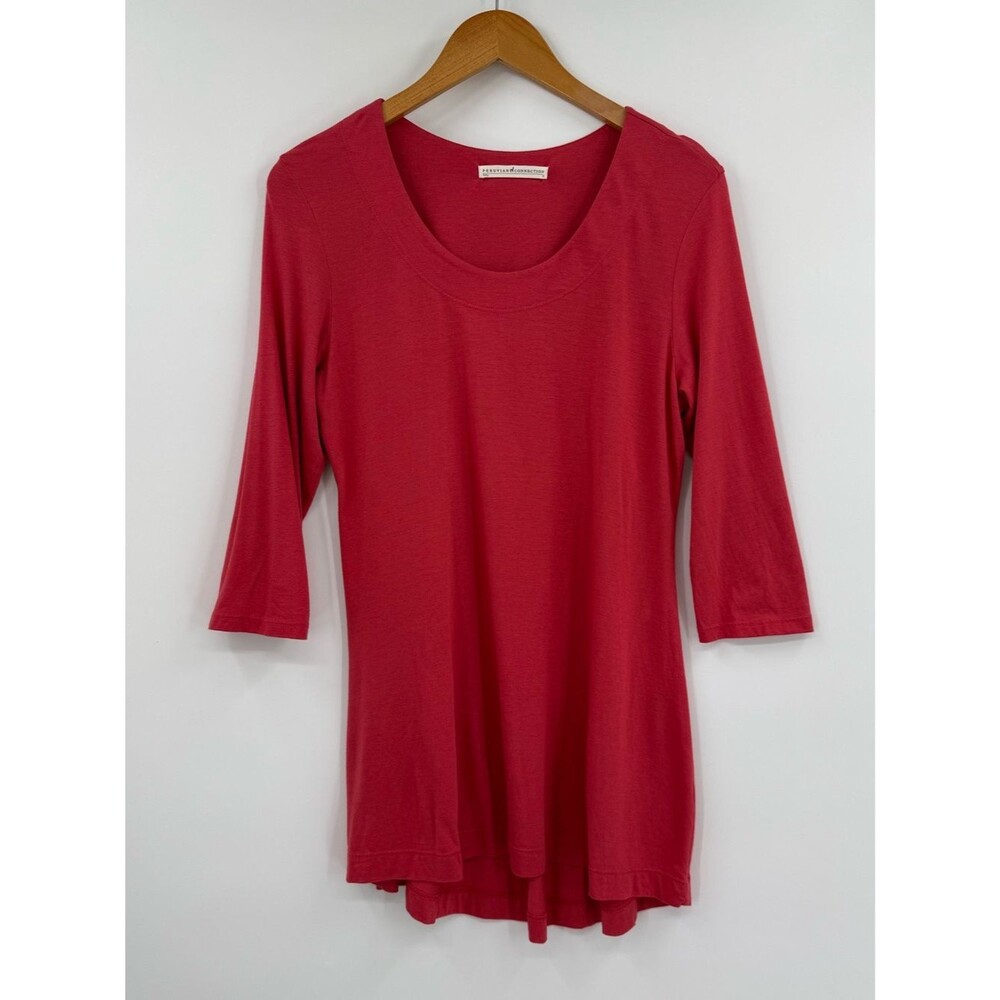 Peruvian Connection Azalea Tunic Top | Red | Medium
